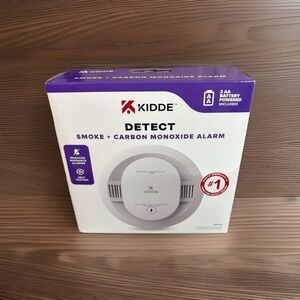 Kidde Alarm Smoke + Carbon Monoxide Combination 30CUDR DETECT 2 AA Battery